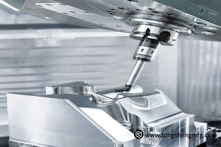 Complex geometry 5-axis CNC machining by LS Manufacturing