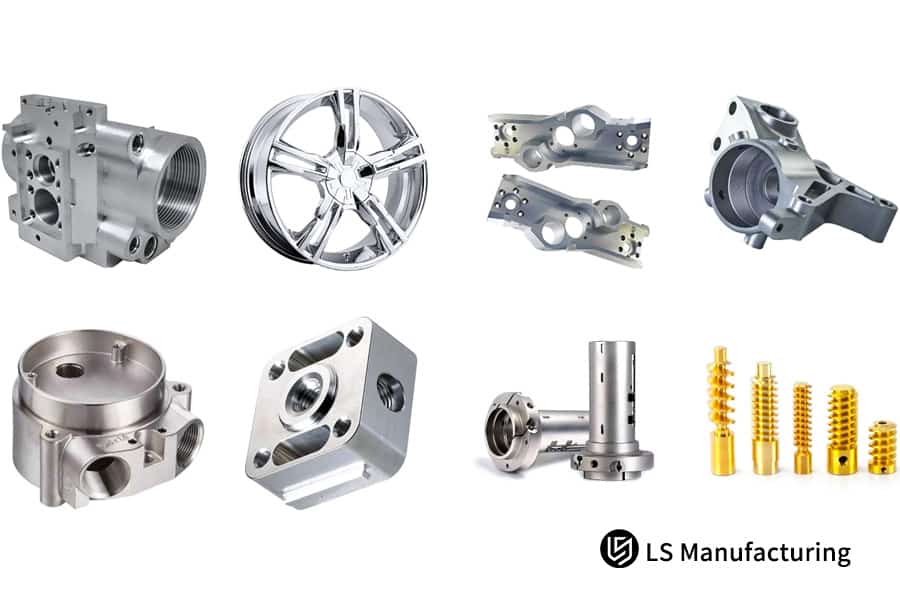 Diverse types of CNC prototyping portfolio by LS Manufacturing