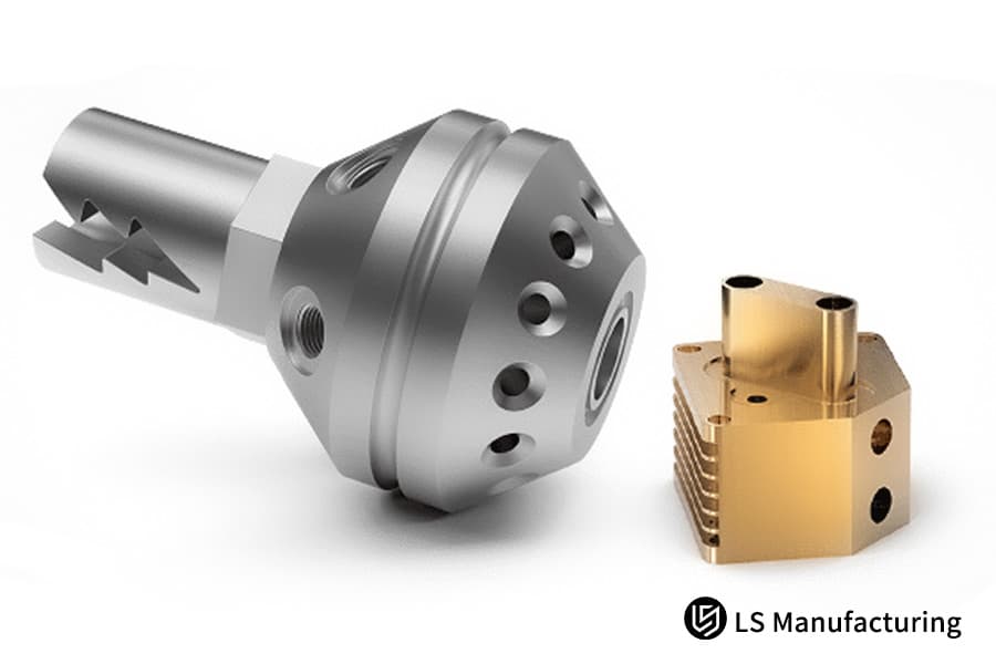 Types of precision CNC milling components and materials by LS Manufacturing