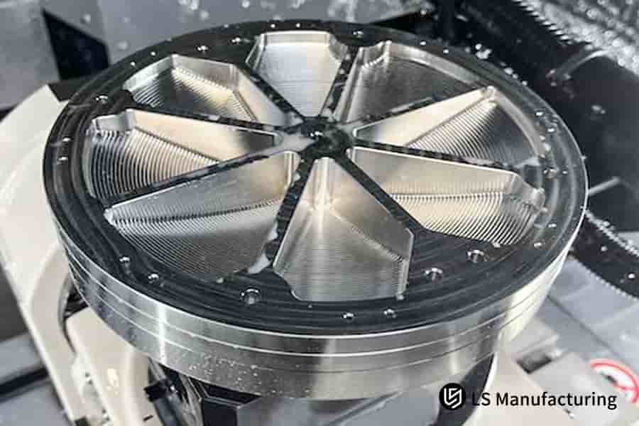 Economical lightweight aluminum part CNC machined by LS Manufacturing