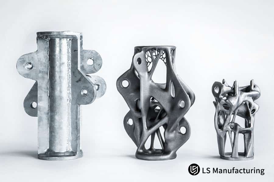 Functional metal parts demonstrating prototyping affordability by LS Manufacturing