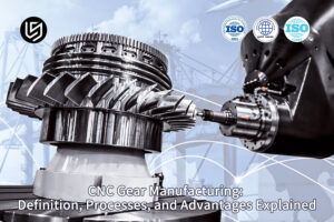 Industrial CNC gear production and quality certifications by LS Manufacturing