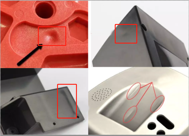 Causes of sink mark in injection molding