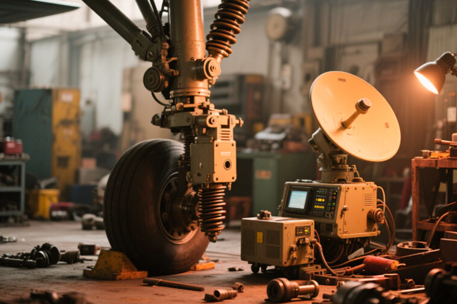 Why are military standards a necessity for civil aviation parts?