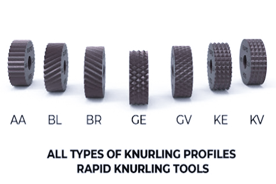 What is knurling in a mechanical sense?