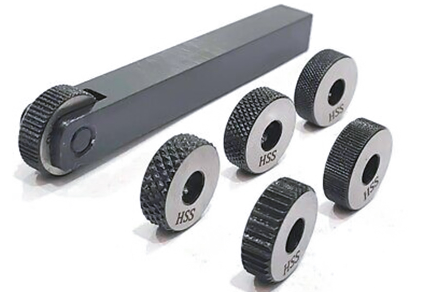 What are the differences between diamond knurling, cross knurling and linear knurling?