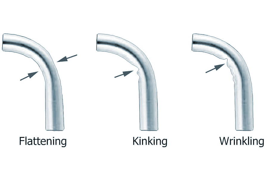 How to prevent thin-walled tubes (wall thickness <2mm) buckling during bending?
