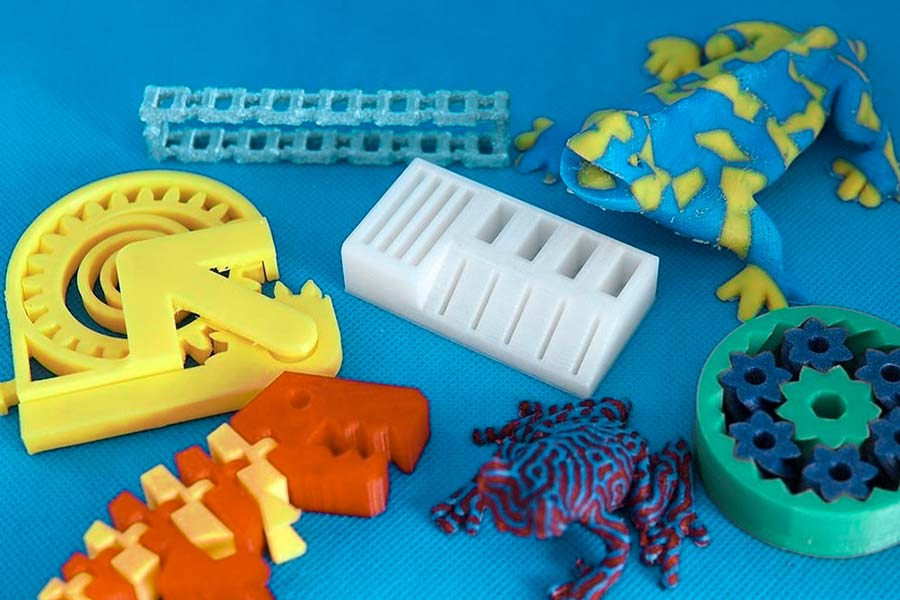 Full color 3D prints