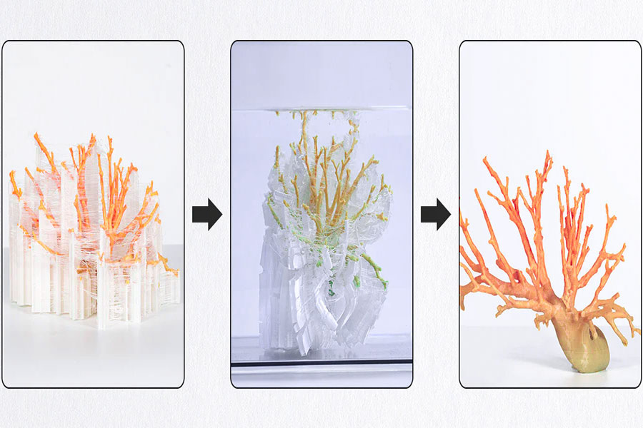 In-depth analysis: the scientific principles of two types of "dissolving supports"