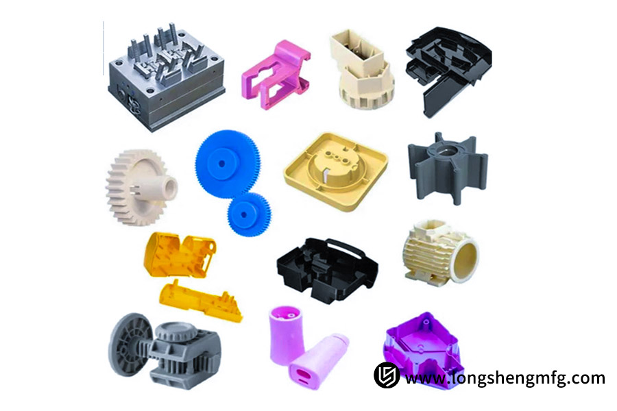 Many plastic injection molded parts