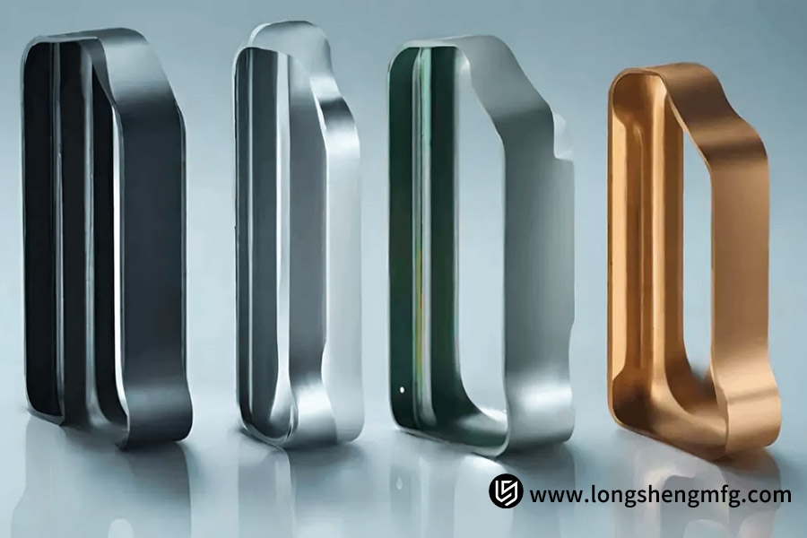 Anodized aluminum metal parts