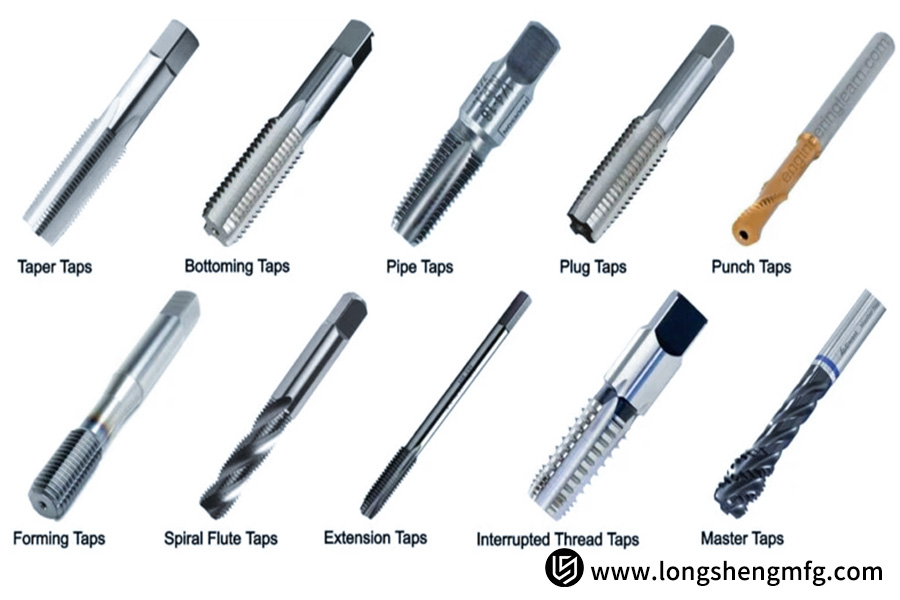 What are the types of thread tapping?