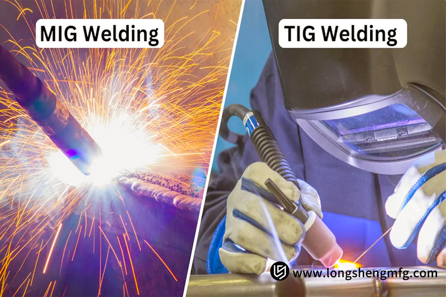 Key equipment component differences: MIG and TIG welding