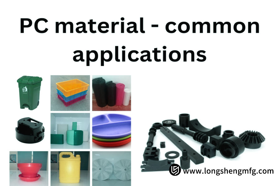 Common applications of PC materials