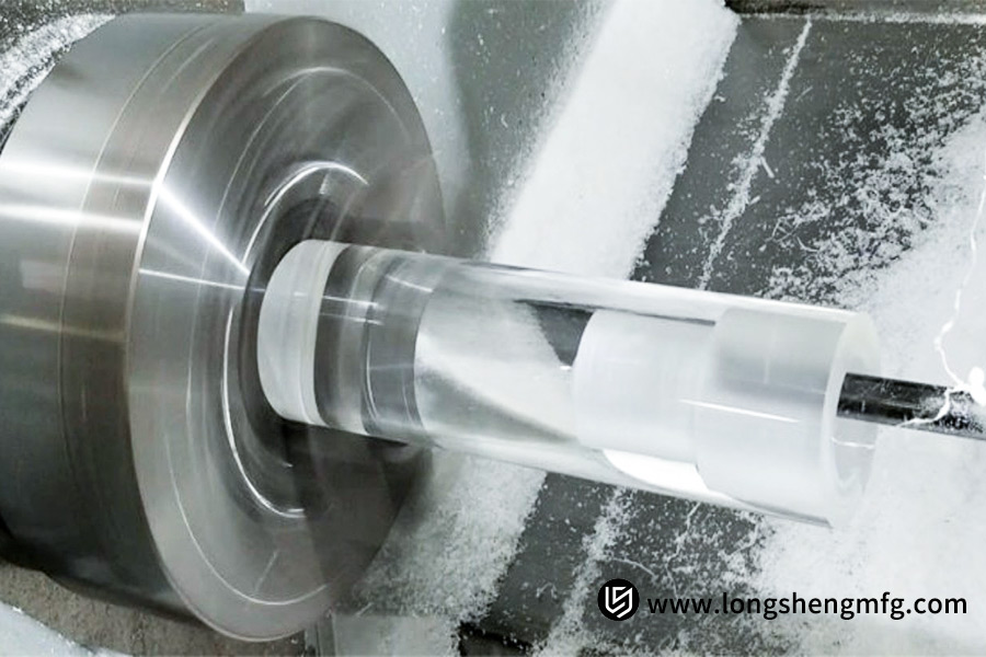 Why is acrylic prone to cracking during CNC machining?