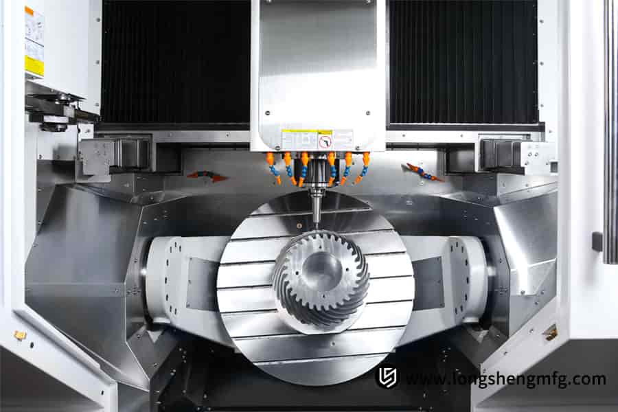 Precision milling of metal components by LS Manufacturing
