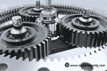 Interlocking gear mechanism by LS Manufacturing