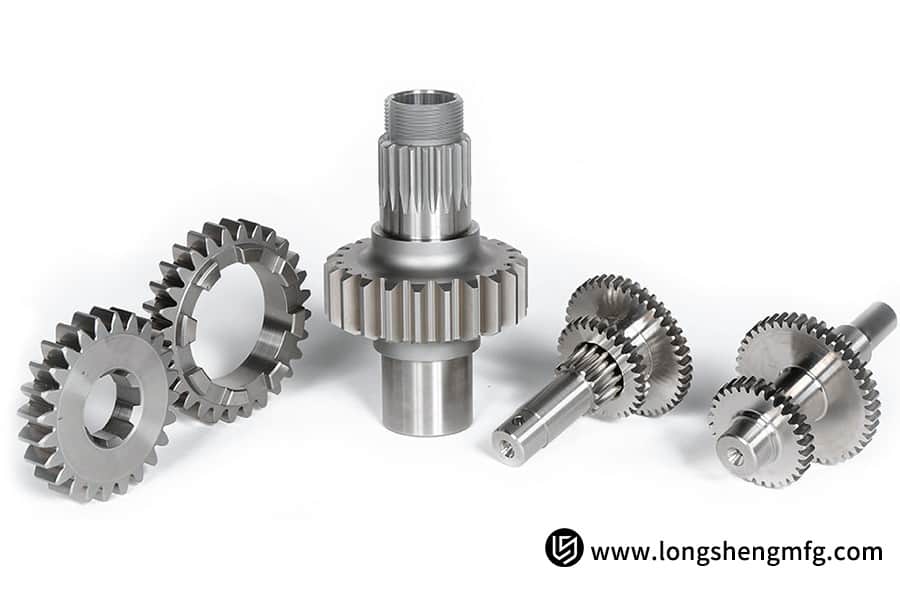 Polished metal gears by LS Manufacturing