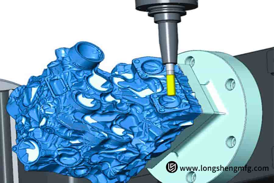 Multi-axis tool machining by LS Manufacturing