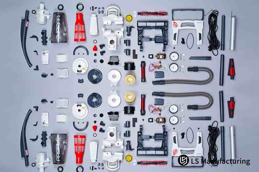 DFM-optimized vacuum assembly component layout by LS Manufacturing